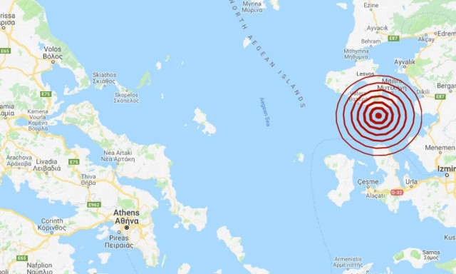 Σεισμός στη Μυτιλήνη - Αισθητός σε αρκετές περιοχές (pics)