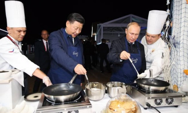 Πούτιν και Σι σε ρόλο… Master Chef (Vid)