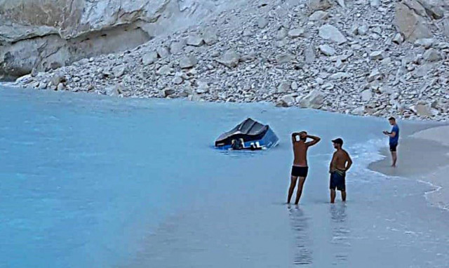 Βίντεο ντοκουμέντο: Η στιγμή της κατολίσθησης στο Ναυάγιο της Ζακύνθου