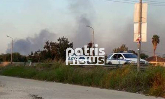 Ηλεία: Φωτιά στην περιοχή των Λεχαινών – Έκλεισε η Πατρών - Πύργου