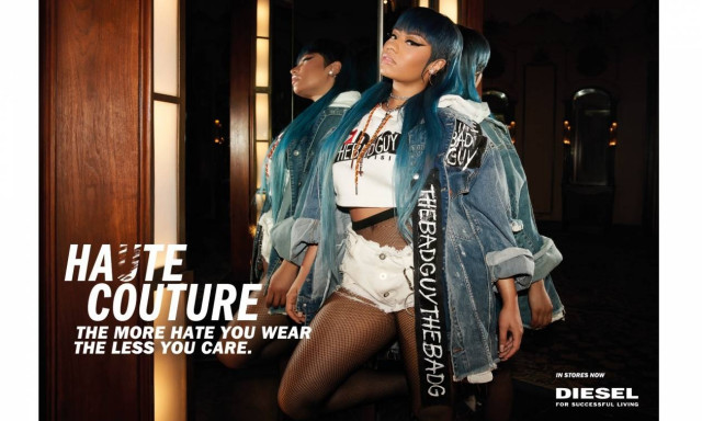 H Diesel παρουσιάζει το HAɄTE COUTURE, The more hate you wear the less you care