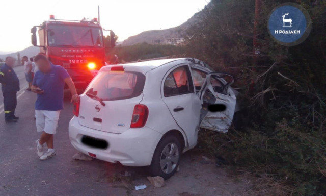 Νέο σοβαρό τροχαίο ατύχημα στη Ρόδο - Σε κρίσιμη κατάσταση μία τραυματίας (pics)