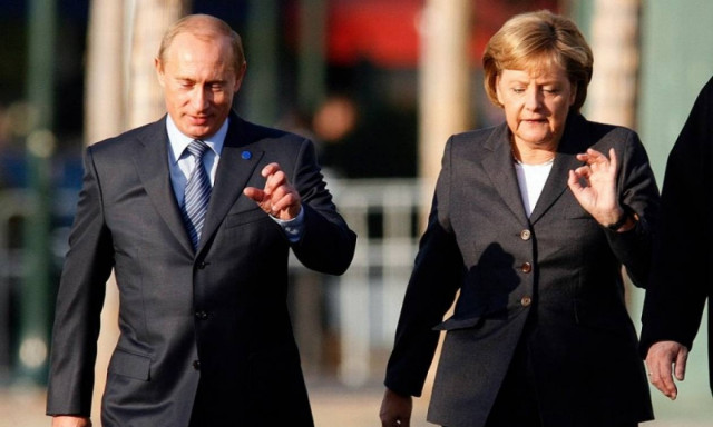 Ο Πούτιν ενημέρωσε τη Μέρκελ για τις συνομιλίες που είχε με τον Ερντογάν