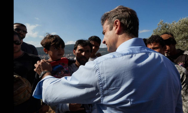 Μητσοτάκης: Θλιβερή η κατάσταση στο κέντρο φιλοξενίας της Σάμου