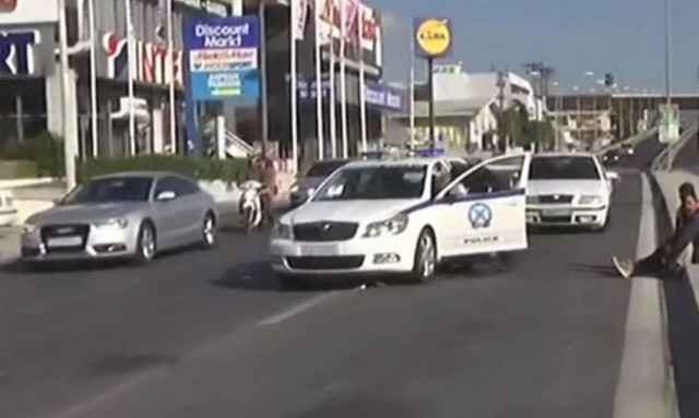 Κινηματογραφική καταδίωξη με πυροβολισμούς στη Θεσσαλονίκη (pics+vid)