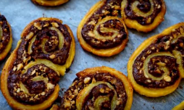 Εύκολη συνταγή για μπισκότα παλμιέ