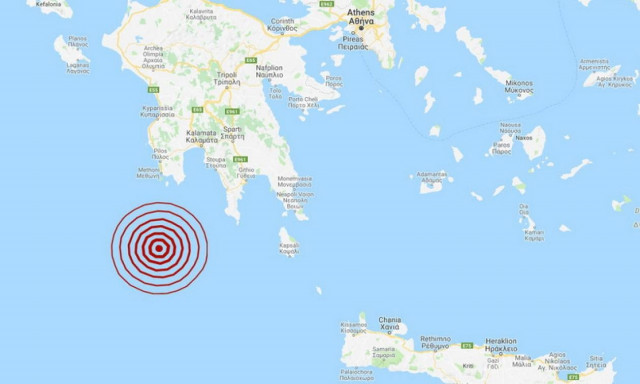 Σεισμός ΤΩΡΑ νότια της Πύλου (pics)