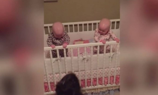 Αυτά είναι τα πιο χαριτωμένα δίδυμα μωρά (vid)