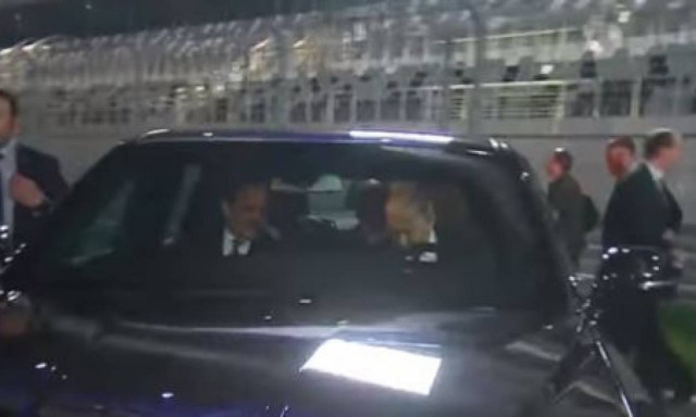 Ο Πούτιν έβγαλε βόλτα το «θηρίο» του σε πίστα της Formula 1 (vid)