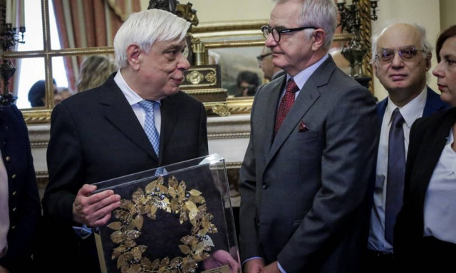 Συνάντηση Παυλόπουλου με τον πρόεδρο και τα μέλη του ΔΣ του Ζαππείου