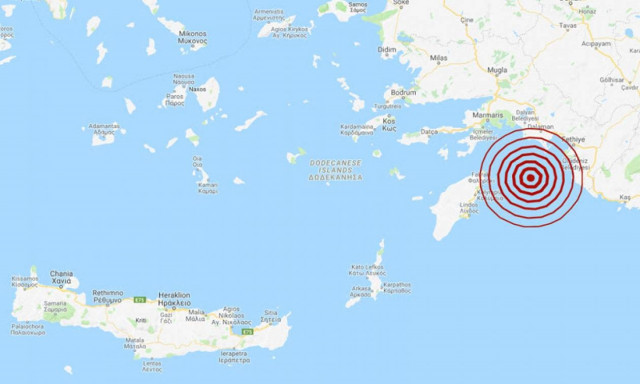 Σεισμός κοντά στη Ρόδο (pics)