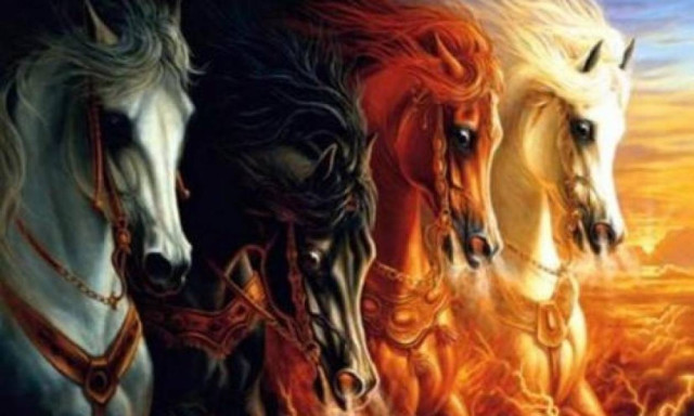 Το άνοιγμα της τρίτης σφραγίδας της Αποκαλύψεως και ο μαύρος καβαλάρης