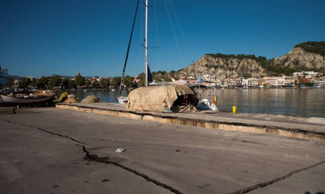 Aftershock activity on Zakynthos very high