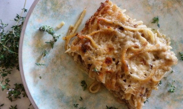 Λαχταριστό σουφλέ με λιγκουίνι και αρνί