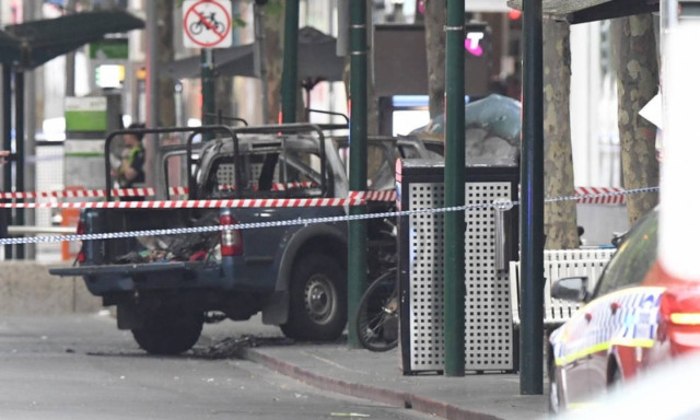 Melbourne attack: Man shot dead after fire and fatal stabbing
