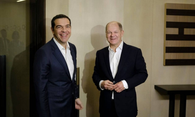 Το tweet του Τσίπρα για τη συνάντηση με Σολτς: Τι συζήτησαν οι δύο πολιτικοί