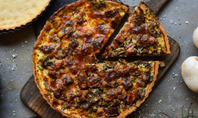 Η συνταγή της ημέρας: Τάρτα με γεύση καρμπονάρα