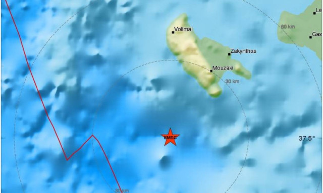 Light earthquakes in the Ionian Sea