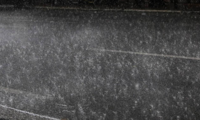 Καιρός: Προβλήματα στη Μυτιλήνη από τη σφοδρή βροχόπτωση