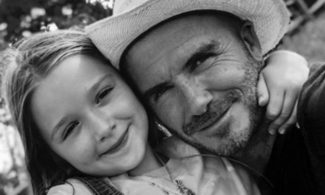 David Beckham: Φιλάει τη Harper στο στόμα και γίνεται χαμός
