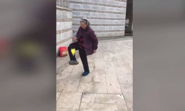 Η 80χρονη με την αξιοζήλευτη ενέργεια! (vid)