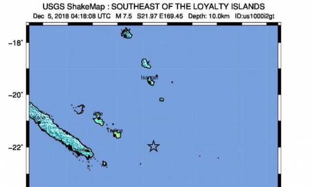 Νέα Καληδονία: Παλιρροϊκά κύματα στον Ειρηνικό μετά τον ισχυρό σεισμό των 7,6 Ρίχτερ