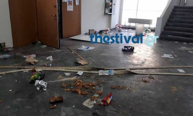 Θεσσαλονίκη: Βομβαρδισμένο τοπίο η Θεολογική Σχολή του ΑΠΘ - Τεράστια η οικονομική ζημιά (pics)