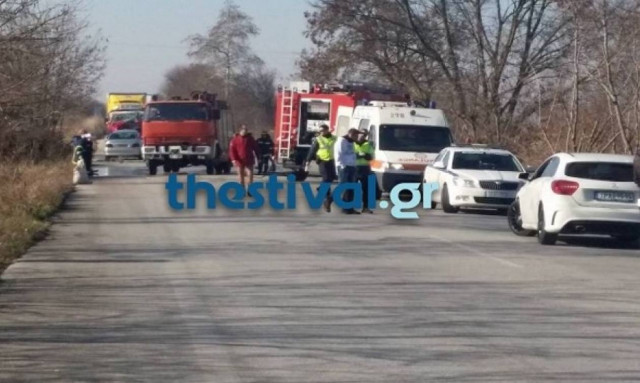 Θεσσαλονίκη: Ανατροπή ΙΧ στη Σίνδο - Δύο τραυματίες