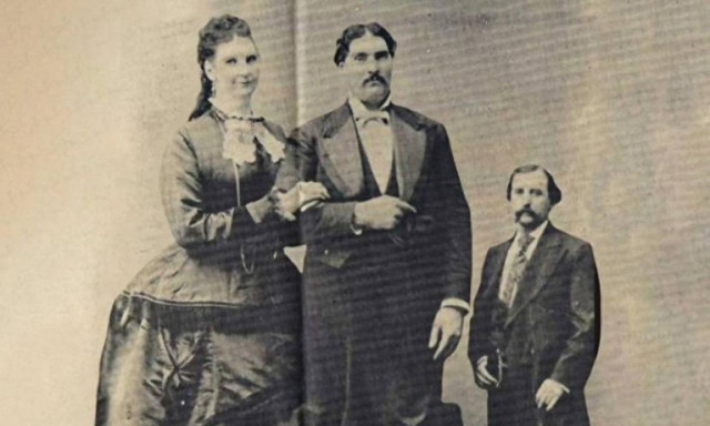 Το ψηλότερο ζευγάρι στην ιστορία που έγινε αξιοθέατο...