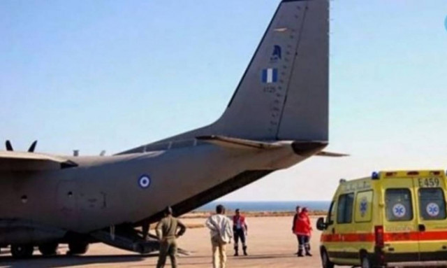 «Αερογέφυρα ζωής» από και προς την Κρήτη για 3 παιδιά και έναν εγκαυματία