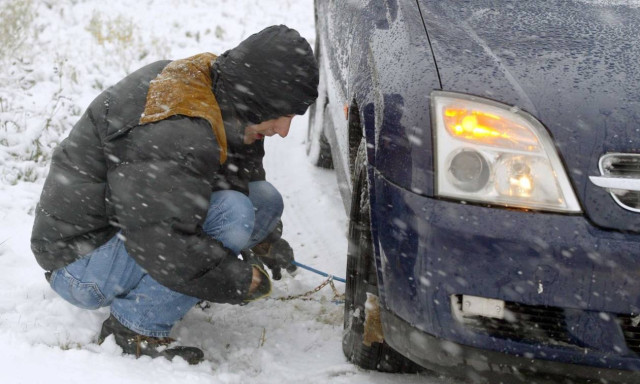 Low temperatures in central Macedonia