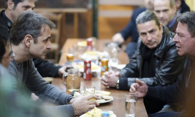 Με πρώην χρήστες ναρκωτικών συναντήθηκε ο Κυριάκος Μητσοτάκης