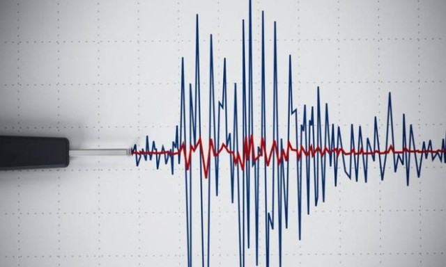 Light quake in the sea region of Zakynthos