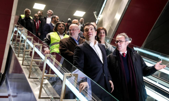 First completed Thessaloniki metro station opens to the public, with PM attending