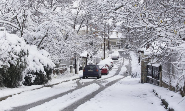Road to Mt Parnitha closed