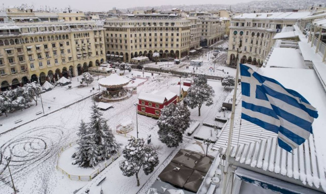 Severe frost recorded on Saturday in northern Greece