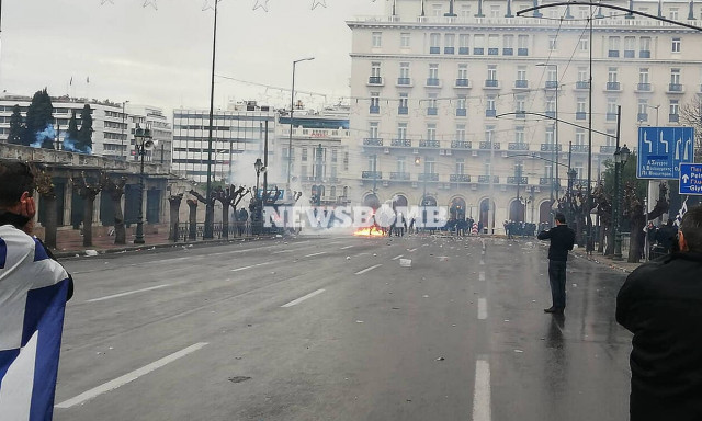 Συλλαλητήριο Μακεδονία: Κακουργηματική δίωξη για τους 7 που συνελήφθησαν στα επεισόδια