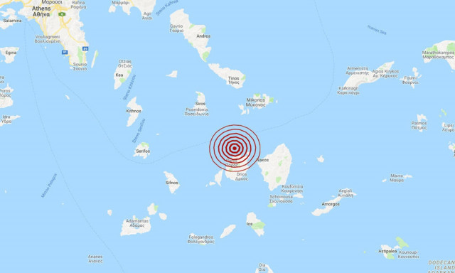 Σεισμός στην Πάρο (pic)