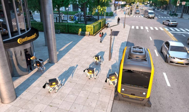 Παραγγείλατε σουβλάκια; Σκυλιά – ρομπότ σας τα φέρνουν στην πόρτα σας (Vid)