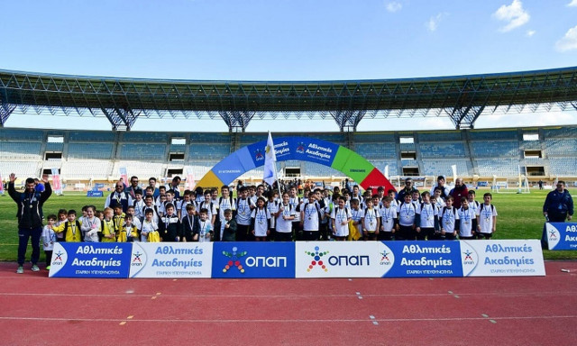 Πρεμιέρα για τα φεστιβάλ Αθλητικών Ακαδημιών ΟΠΑΠ στο Παγκρήτιο Στάδιο Ηρακλείου 