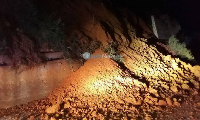 Κατολίσθηση στα Χανιά: Παρατείνεται η απαγόρευση της κυκλοφορίας