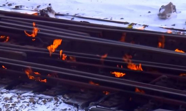 Οι ράγες του Σικάγο πήραν… φωτιά (vid)