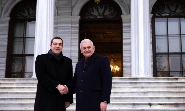 Ο Γιλντιρίμ ξενάγησε τον Τσίπρα στο παλάτι Ντολμά Μπαχτσέ