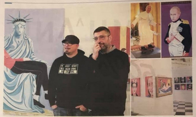 ΣΟΚ: Ανώμαλοι παρουσιάζουν τον Ιησού Χριστό με λεοπάρ εσώρουχο και δηλώνουν καλλιτέχνες 