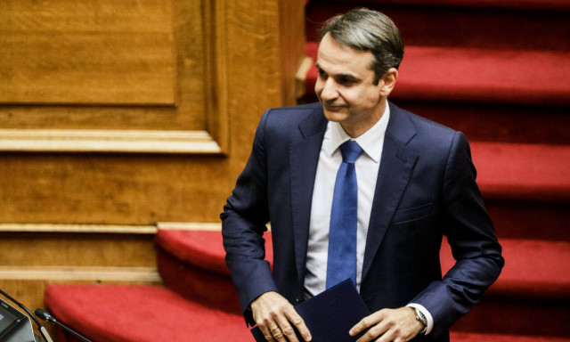 ND leader Mitsotakis tours Macedonia