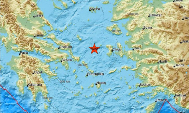 Σεισμός κοντά στα Ψαρά (pics)