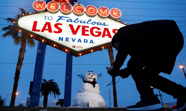 Χιόνισε στο Λας Βέγκας για πρώτη φορά μετά από 82 χρόνια (pics)