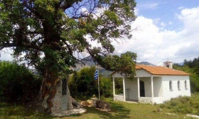 Το εκκλησάκι του Αγίου Παΐσιου που είναι χτισμένο σε δέντρο 300 ετών!