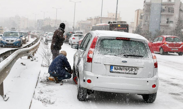 Κακοκαιρία: Προβλήματα στα οδικά δίκτυα - Σε ποιους δρόμους χρειάζονται αλυσίδες
