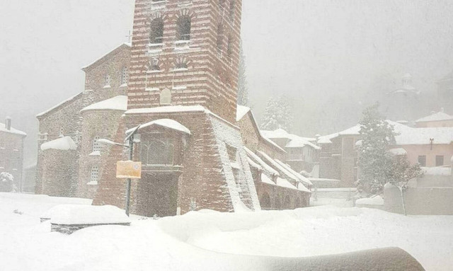 «Το Περιβόλι της Παναγίας» εν μέσω της κακοκαιρίας «Ωκεανίς»